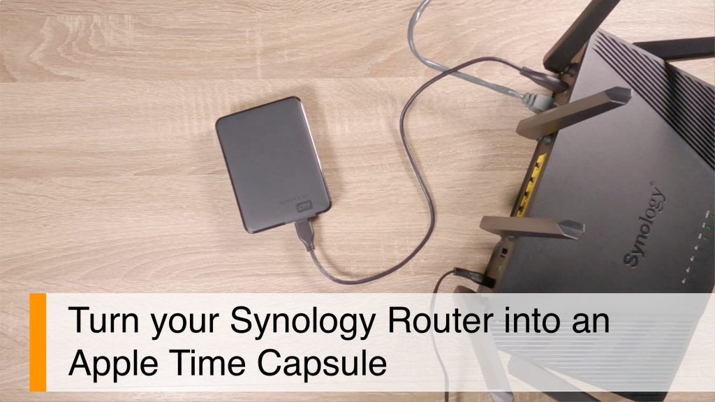 Synology router Time Capsule